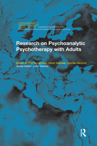 Imagen de portada: Research on Psychoanalytic Psychotherapy with Adults 1st edition 9781855759497
