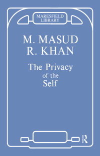 Titelbild: The Privacy of the Self 1st edition 9781855751354