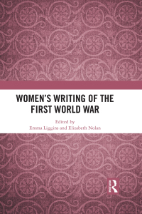 Titelbild: Women's Writing of the First World War 1st edition 9780367587109