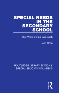 Imagen de portada: Special Needs in the Secondary School 1st edition 9781138597754