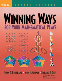 Imagen de portada: Winning Ways for Your Mathematical Plays, Volume 4 2nd edition 9781138427556
