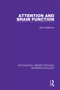 Cover image: Attention and Brain Function 1st edition 9781138596863