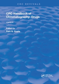 Omslagafbeelding: CRC Handbook of Chromatography 1st edition 9781138596856