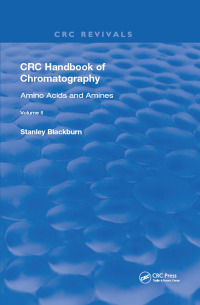 Imagen de portada: CRC Handbook of Chromatography 1st edition 9781138596825