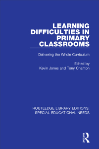 Cover image: Learning Difficulties in Primary Classrooms 1st edition 9781138594883