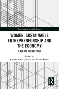 Cover image: Women, Sustainable Entrepreneurship and the Economy 1st edition 9780815381624