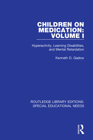 Cover image: Children on Medication Volume I 1st edition 9781138593688