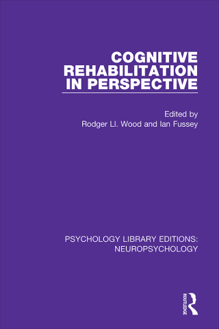 Cover image: Cognitive Rehabilitation in Perspective 1st edition 9781138592391