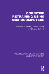 Imagen de portada: Cognitive Retraining Using Microcomputers 1st edition 9781138591158