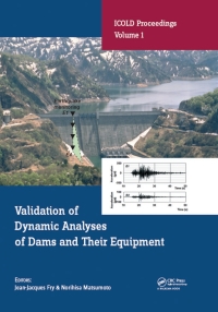 Imagen de portada: Validation of Dynamic Analyses of Dams and Their Equipment 1st edition 9781138590175