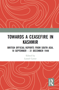 Cover image: Towards a Ceasefire in Kashmir 1st edition 9781138589438