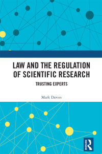 Titelbild: Law and the Regulation of Scientific Research 1st edition 9781032320700