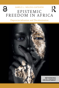 Omslagafbeelding: Epistemic Freedom in Africa 1st edition 9781138588578