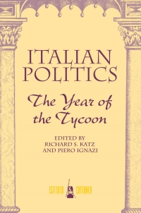 Imagen de portada: Italian Politics 1st edition 9780813389721