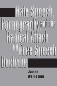 Cover image: Hate Speech, Pornography, And Radical Attacks On Free Speech Doctrine 1st edition 9780813327082