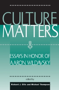 Imagen de portada: Culture Matters 1st edition 9780813331188