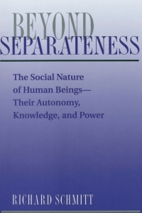 Imagen de portada: Beyond Separateness 1st edition 9780813312248