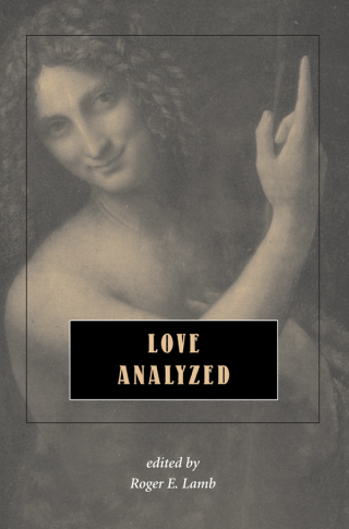 Imagen de portada: Love Analyzed 1st edition 9780367319953