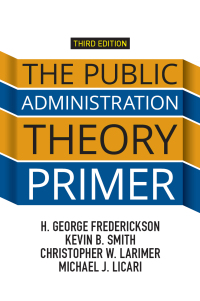 Imagen de portada: The Public Administration Theory Primer 3rd edition 9780367239084