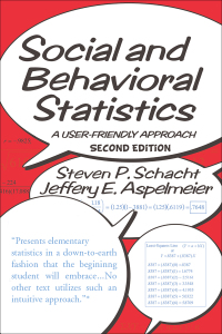 Cover image: Social and Behavioral Statistics 2nd edition 9780367096762