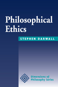 Imagen de portada: Philosophical Ethics 1st edition 9780813378596