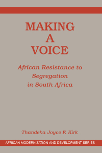 Imagen de portada: Making A Voice 1st edition 9780813327693