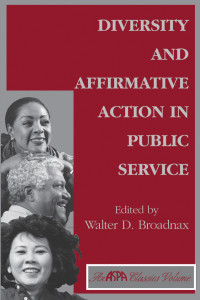 Cover image: Diversity And Affirmative Action In Public Service 1st edition 9780813366906