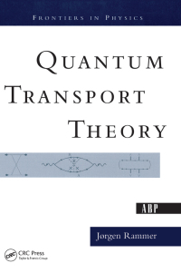 Imagen de portada: Quantum Transport Theory 1st edition 9780813342849