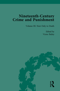 Imagen de portada: Nineteenth-Century Crime and Punishment 1st edition 9781138587335