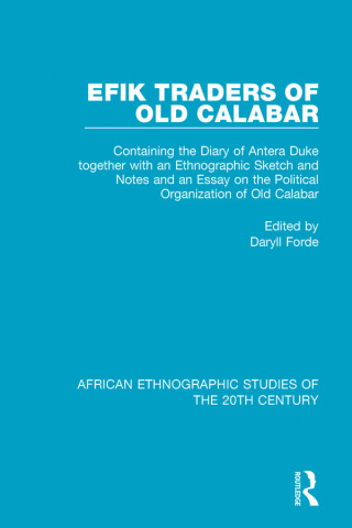 Cover image: Efik Traders of Old Calabar 1st edition 9781138587007