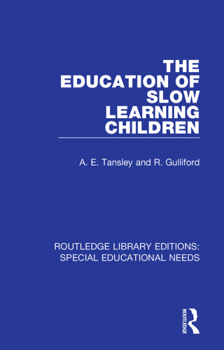 Immagine di copertina: The Education of Slow Learning Children 1st edition 9781138586130