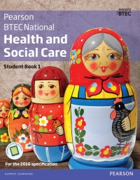 Titelbild: BTEC Nationals Health and Social Care Student Book 1 Library Edition 1st edition 9781292125985