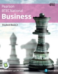 Cover image: BTEC Nationals Business Student Book 2 Library Edition 1st edition 9781292126258