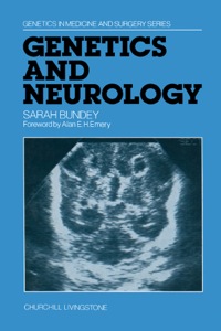 Imagen de portada: Genetics and Neurology 9780443028182