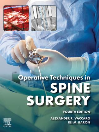 Cover image: Operative Techniques: Spine Surgery 4th edition 9780323938198