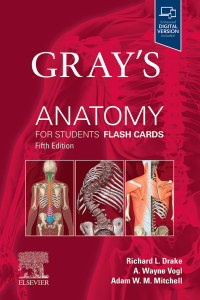 Imagen de portada: Gray's Anatomy for Students Flash Cards 5th edition 9780443105142