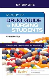 صورة الغلاف: Mosby’s Drug Guide for Nursing Students 15th edition 9780443105937