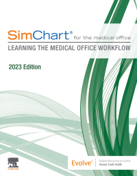 Cover image: SimChart for the Medical Office: Learning the Medical Office Workflow - 2023 Edition 1st edition 9780443108839