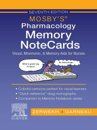 Cover image: Mosby's Pharmacology Memory NoteCards 7th edition 9780443110986