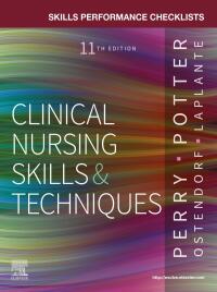 Cover image: Skills Performance Checklists for Clinical Nursing Skills & Techniques 11th edition 9780443113307