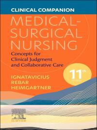 Cover image: Clinical Companion for Medical-Surgical Nursing 11th edition 9780323876995