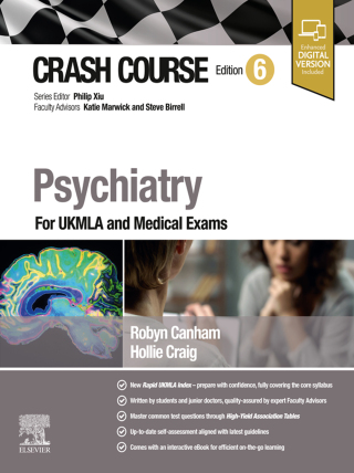 Immagine di copertina: Crash Course Psychiatry 6th edition 9780443115738
