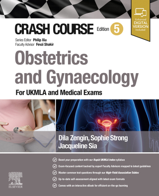 Cover image: Crash Course Obstetrics and Gynaecology 5th edition 9780443115363
