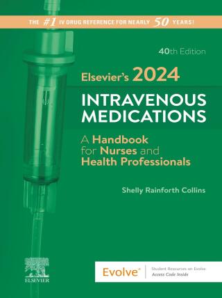 Cover image: Elsevier’s 2024 Intravenous Medications 40th edition 9780443118838