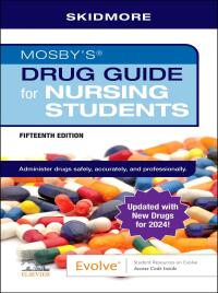 صورة الغلاف: Mosby's Drug Guide for Nursing Students with update 15th edition 9780443123917