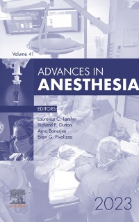 Imagen de portada: Advances in Anesthesia 1st edition 9780443130397