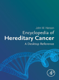 Imagen de portada: Encyclopedia of Hereditary Cancer 1st edition 9780443135750