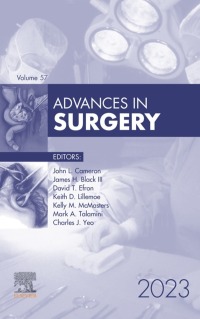 Cover image: Advances in Surgery, 2023 1st edition 9780443182563