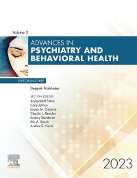 Immagine di copertina: Advances in Psychiatry and Behavioral Health, Volume 3 1st edition 9780443182761