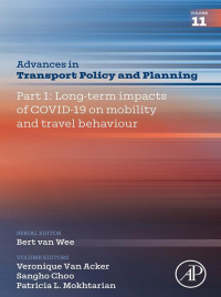 Cover image: Part 1: Long-term impacts of COVID-19 on mobility and travel behaviour 1st edition 9780443186202